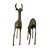 Set of 2 Mid Century Brass Deer Figurines, Buck & Doe For Sale - Image 10 of 15