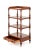 Brown Victorian Whatnot Bookcase Walnut 1860 For Sale - Image 8 of 10