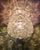 Ceiling Light in Brass and Textured Clear Glass by Helena Tynell for Glashütte Limburg, 1970 For Sale - Image 4 of 16