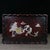 Late 20th Century Late 20th Century Scalloped Wooden Tray With Mother-of-Pearl Bird and Peony Inlay For Sale - Image 5 of 10