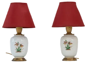 Table Lamps from Augarten, 1960s, Set of 2