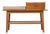 Mid Century Entryway Gossip Bench For Sale