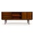 Wood Vintage Danish Mid-Century Omann Jun Møbelfabrik Model 18 Rosewood Credenza 1960s For Sale - Image 7 of 11