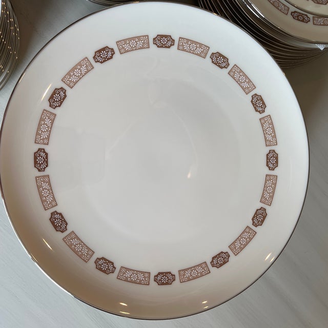 Lenox Vintage Discontinued Lenox Shalimar Dinnerware - 56 pcs For Sale - Image 4 of 7