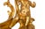 1900 - 1909 Antique Gilt Bronze Fireplace Fender With Chenets by Bouhon, Paris For Sale - Image 5 of 18