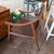 Wood Alfonso Marina Montholier Leather Wood Chair For Sale - Image 7 of 12