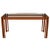Modern Billy Badwin Style Faux Bois Paint and Glass Console Table For Sale - Image 3 of 3