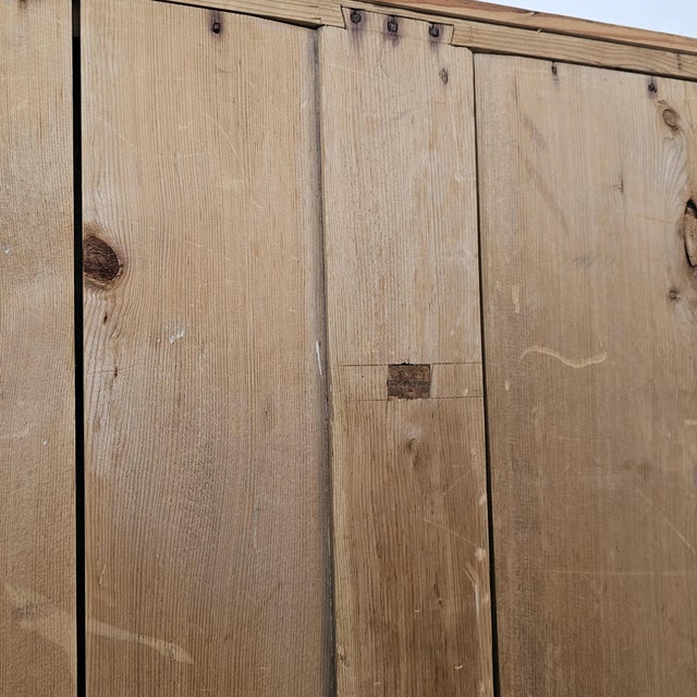 Wood Antique English Bleached Pine Chest of Drawers (Dresser)- Circa 1870 For Sale - Image 7 of 16