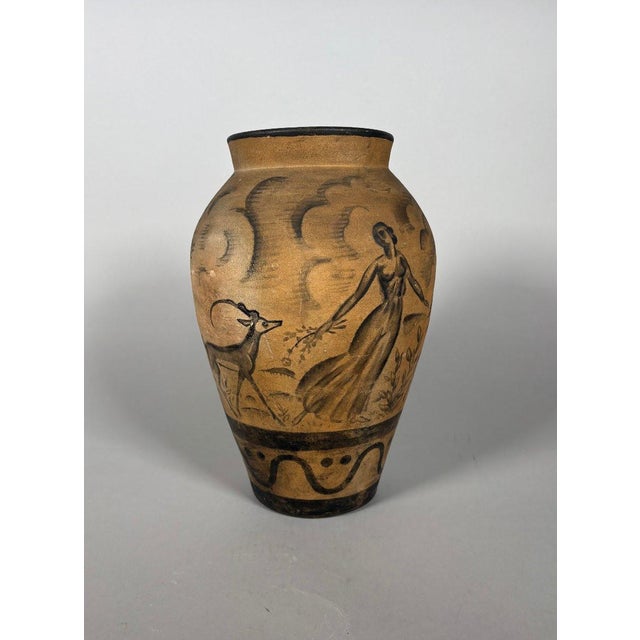 René Buthaud (1886-1986) Large ovoid vase - The Dancers For Sale - Image 4 of 10