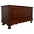 2000 - 2009 19th Century English Oak Coffer Chest with Mahogany Cross-Banding For Sale - Image 5 of 11