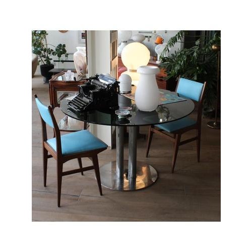 Silver Eclipse Table, Italy, 1970s For Sale - Image 8 of 9