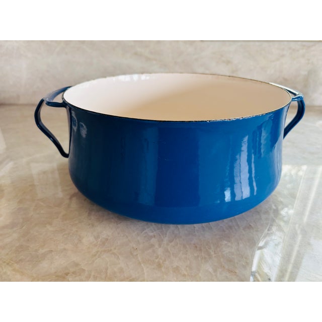 Vintage 1970s Dansk Kobenstyle Large Size Enamel Pot For Sale In San Diego - Image 6 of 6