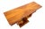 Wood Vintage Art Deco Console Table with Geometric Design, 1950s For Sale - Image 7 of 13