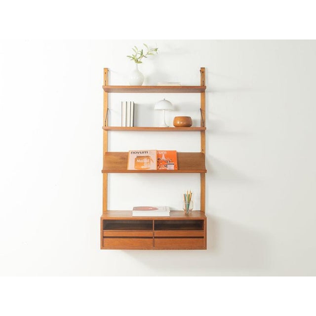 1950s wall shelf, poul cadovius finished design: perfect proportions and recognizable attention to detailhigh-quality...