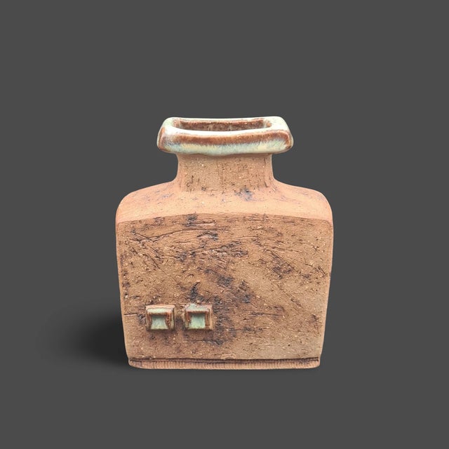 Contemporary Curt Magnus Addin Ceramic Vase by Glumslöv, Sweden, 1970s For Sale - Image 3 of 18