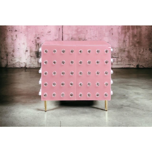 Not Yet Made - Made To Order Murano Italian Pink Cabinet from Justfurnituress SRL For Sale - Image 5 of 6