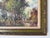 Green 1960s Vintage Impressionist Abstract Landscape Oil on Canvas Painting, Framed For Sale - Image 8 of 12