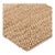 Part & Parcel Goods Jute Sample Weave Rug, 6"x6", Nutmeg For Sale
