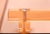 European 1950s Lucite Translucent Orange Mirrored Tray For Sale - Image 6 of 10