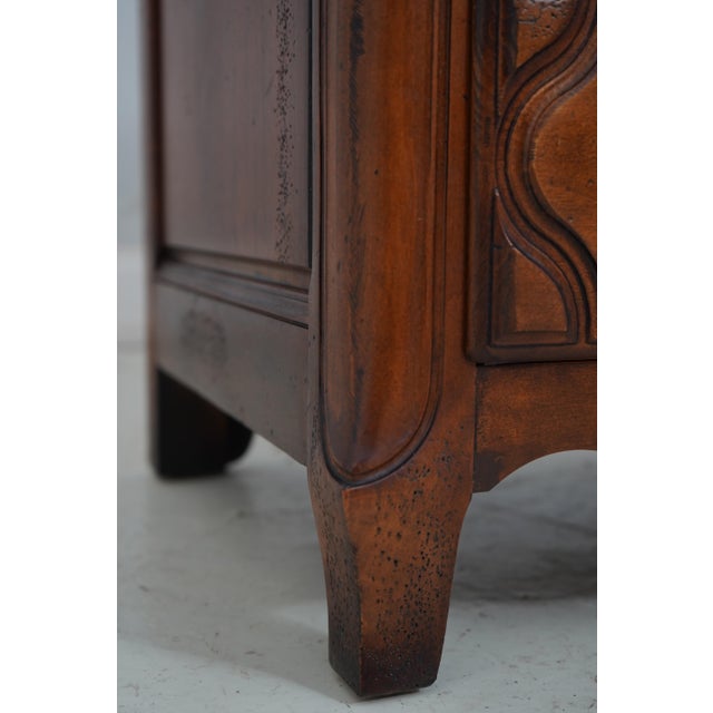 Brown Pair Henredon Pierre Deux 3 Drawer Nightstands For Sale - Image 8 of 12