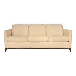 Mason-Art 1614 Sofa Upholstered in Flannel Suede For Sale