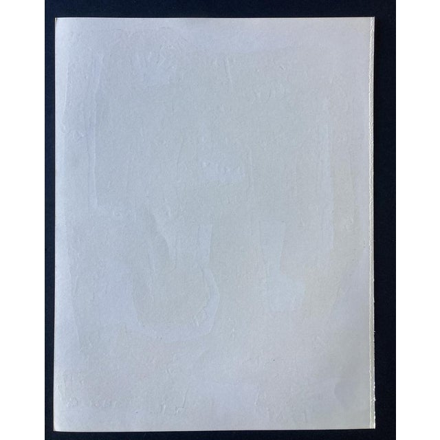 Black Raoul Ubac, Composition for XXe siècle Art Magazine, 1958, Engraving For Sale - Image 8 of 11