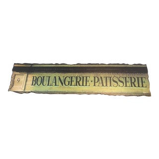 French Bakery Signed and Numbered Sign For Sale
