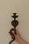 Metal Egyptian Revival Engraved Brass Enameled Cobra Sconces, Set of 2 For Sale - Image 7 of 13