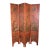 Ching Chinese Red Lacquer Screen For Sale