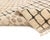 Sophisticated hand-knotted wool rug with an Ivory base, featuring abstract Taupe and Honey Ginger blocks intersected by...