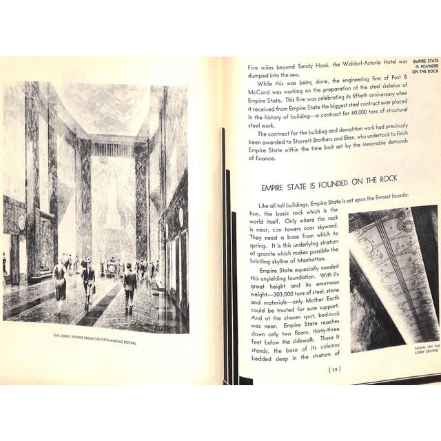 "Empire State: A History" 1931 For Sale In New York - Image 6 of 12