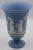 1960s Wedgwood Blue Jasperware Cameo Cherubs Neoclassical Pedestal Vase For Sale In Palm Springs - Image 6 of 10