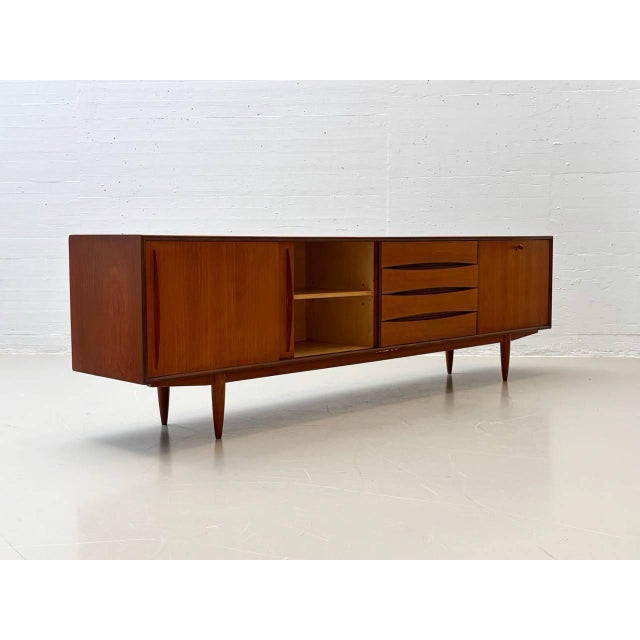 Arne Vodder Teak Sideboard by Arne Vodder, Denmark, 1960s For Sale - Image 4 of 16
