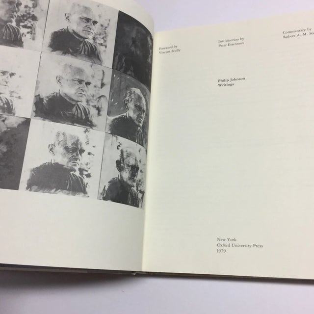 Illustration 1979 Philip Johnson Writings Book For Sale - Image 3 of 13