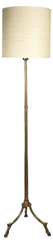 Bronze Floor Lamp, 1940s