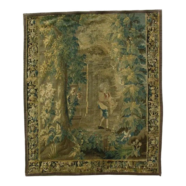 17th Century Flemish Tapestry For Sale