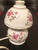 1970s 1970s Mid-Century Modern Japanese Porcelain Cabbage Rose Accent Lamp by i.w. Rice For Sale - Image 5 of 6