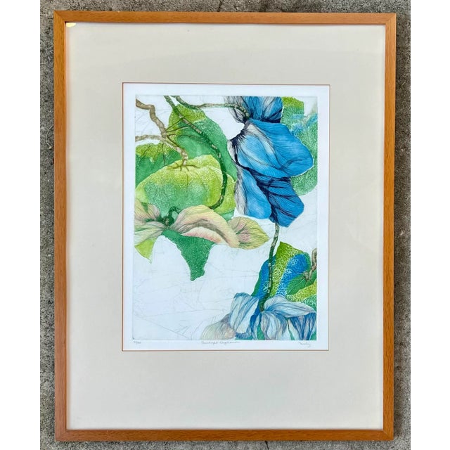 “Sunlight Cyclamen” Numbered Print by Cathleen Daly- Framed For Sale - Image 9 of 9
