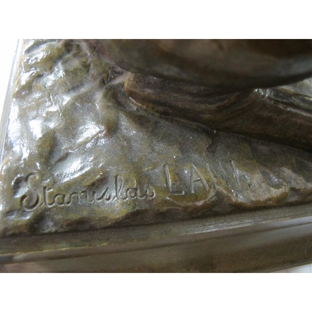 Stanislas Lami French Grand Danois Observant Un Escargot Dog Bronze ...
