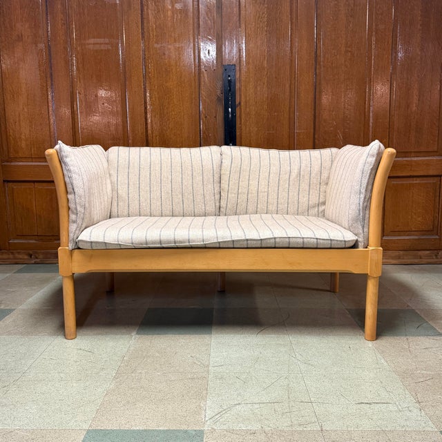 Børge Mogensen Danish Spoke-Back Sofa Set by Erik Ole Jørgensen, Attributed For Sale - Image 4 of 11