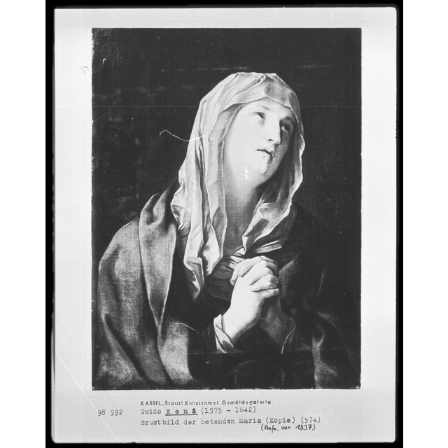 After Guido Reni, Mater Dolorosa Reni, 1650, Oil on Canvas For Sale - Image 13 of 15