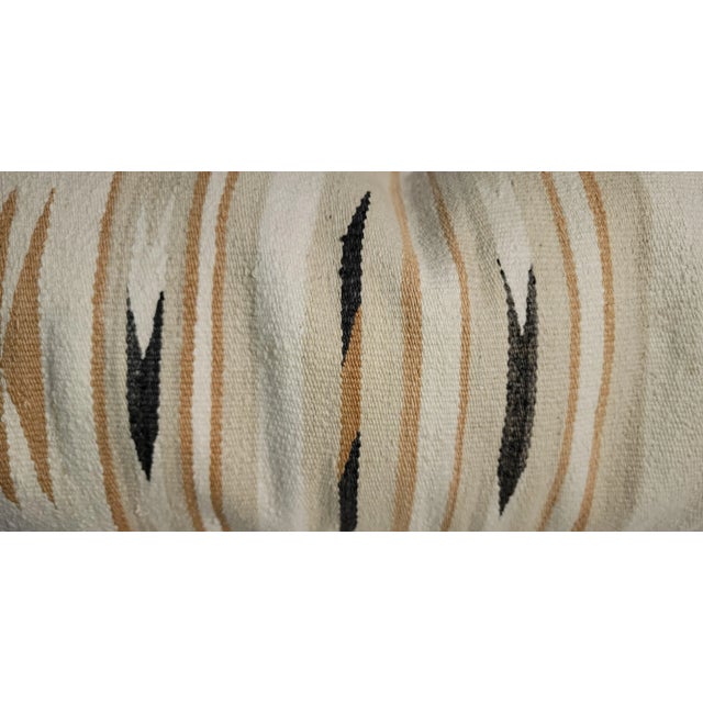 Navajo Indian Weaving Bolster For Sale - Image 4 of 5