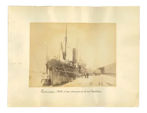 Unknown, Ancient View of the Port of Ensenada Mexico, Photo, 1880s