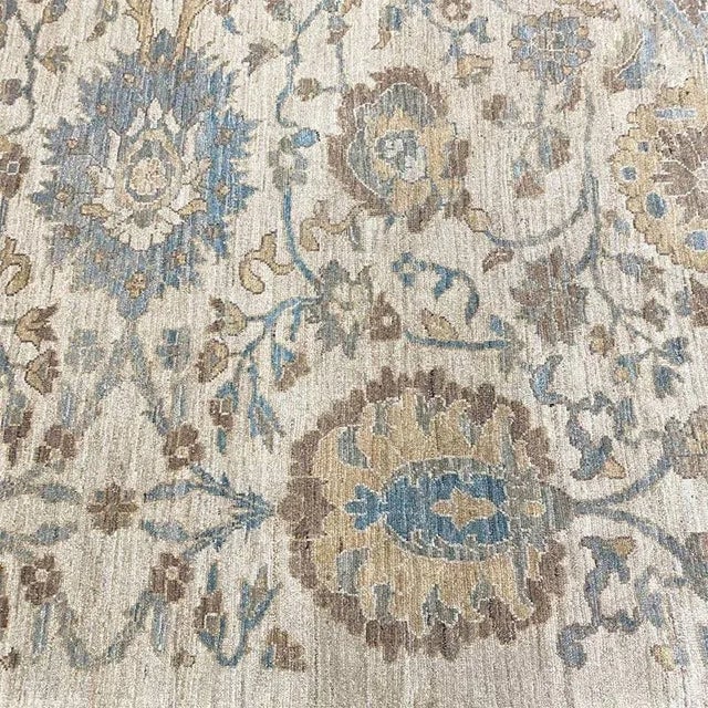 1950s Old Tabriz Style Area Rug 6’9″ X 10’2″ For Sale - Image 10 of 11
