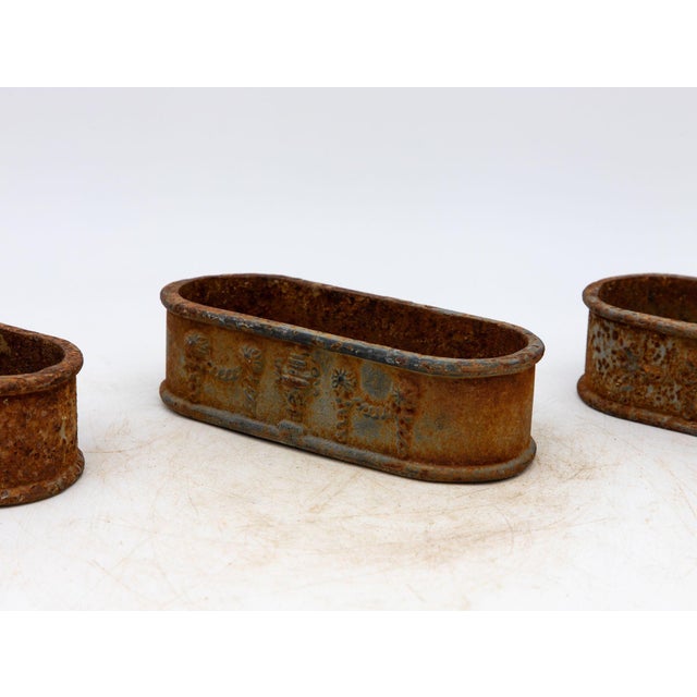 Small Cast Iron Oval Planter, France Early 20th C. For Sale In New York - Image 6 of 10