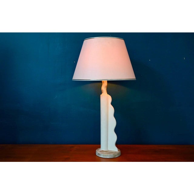 Mid-Century Sculptural Totem Lamp in Plaster, 1960s For Sale - Image 18 of 18