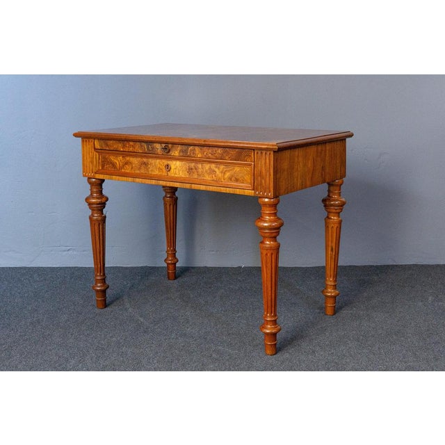 Wilhelminian Brown Desk Secretary For Sale - Image 5 of 18