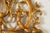 Gold Italian Carved Wood Wall Mantel Gilt Mirror For Sale - Image 8 of 10