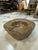Modern Vintage-Style Brown Marble Ashtray – Hand-Carved Organic Shape, 3 Cigar Rests For Sale - Image 3 of 6