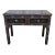 Moroccan Cedar Wood Console Table with Resin Decoratif Fragments For Sale